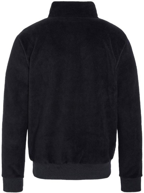 Sweat polar preto de homem com meio fecho schott - Kiabi Sweat polar preto de homem com meio fecho schott - Kiabi