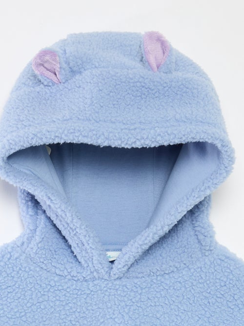 Sweat polar 'Stitch' com capuz e orelhas - Kiabi