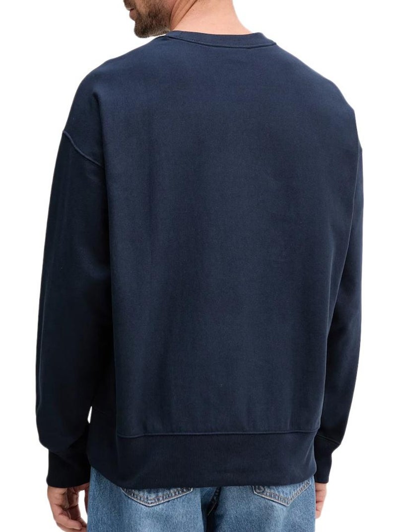 Sweat Premium Calvin Klein Jeans para Homem Azul-marinho - Kiabi