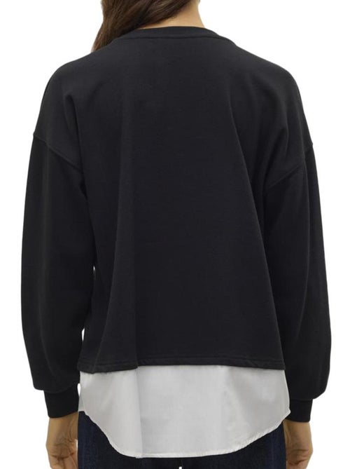 Sweat Preto Feminino Vero Moda Yoyo - Kiabi Sweat Preto Feminino Vero Moda Yoyo - Kiabi