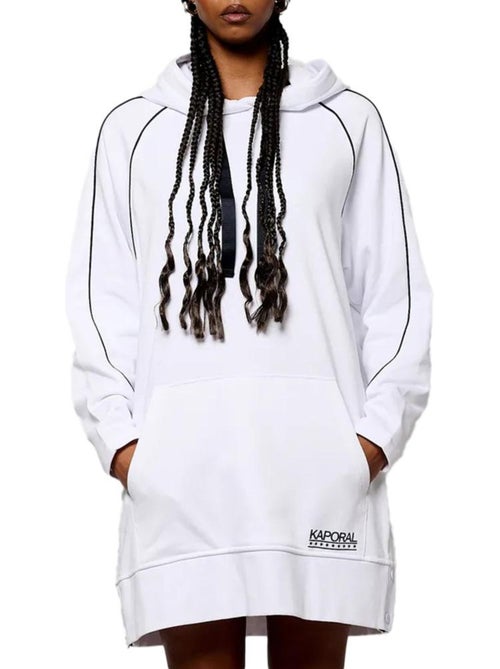 Sweat Robe Branca Kaporal VACRIH para Mulher - Kiabi Sweat Robe Branca Kaporal VACRIH para Mulher - Kiabi