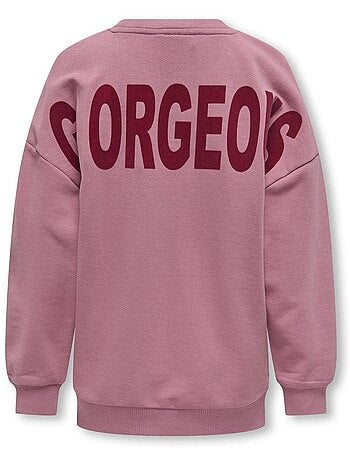 Sweat rosa para menina only georgia