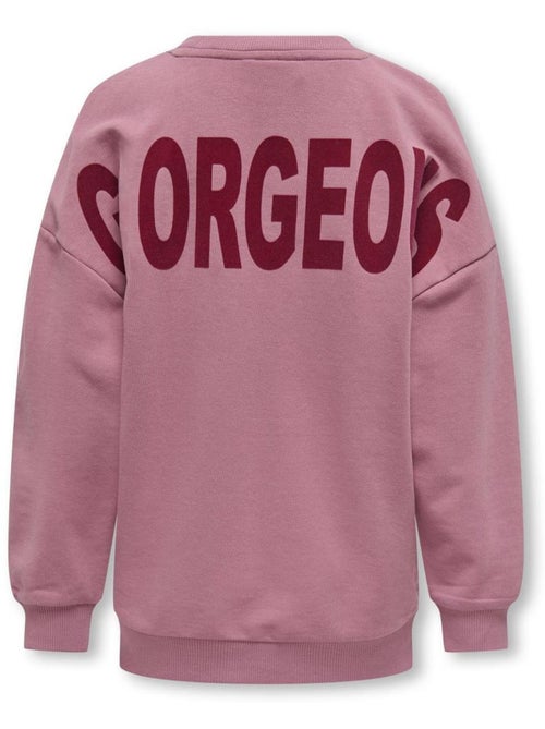 Sweat rosa para menina only georgia - Kiabi Sweat rosa para menina only georgia - Kiabi