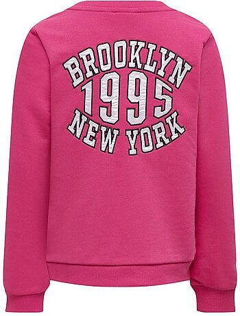 Sweat Rosa para Menina ONLY Kids Jalene