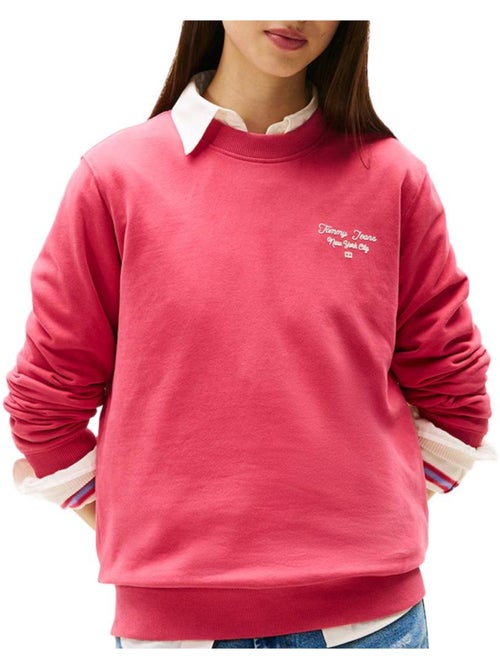 Sweat Rosa para Mulher Tommy Hilfiger 21960 - Kiabi Sweat Rosa para Mulher Tommy Hilfiger 21960 - Kiabi