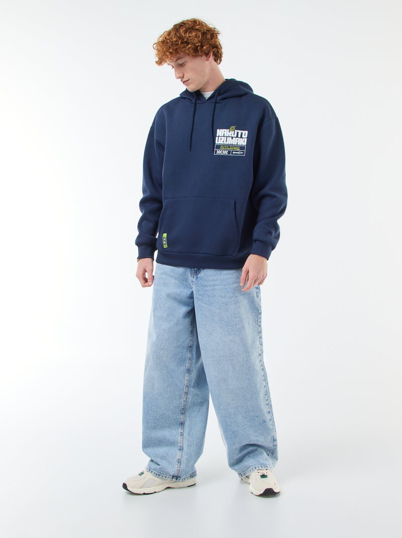 Sweat 'Sahinler' 'Naruto' em algodão Azul - Kiabi