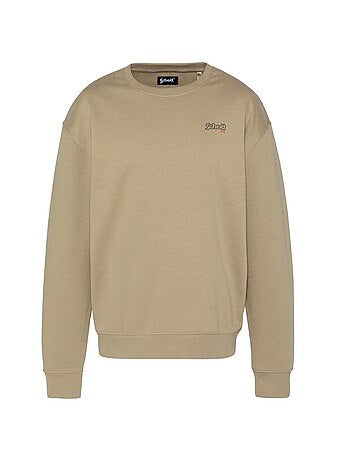 Sweat Schott Bege com Estampado para Homem