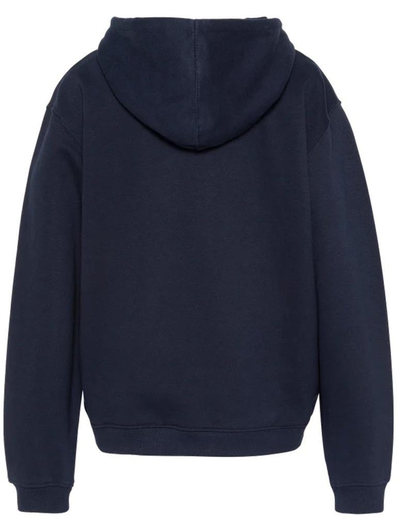 Sweat Schott Marine Bordado para Mulher Azul-marinho - Kiabi