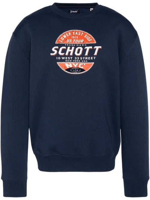 Sweat schott marine para homem com estampado - Kiabi Sweat schott marine para homem com estampado - Kiabi