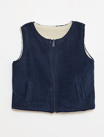 Sweat sem mangas reversível