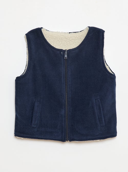 Sweat sem mangas reversível - Kiabi