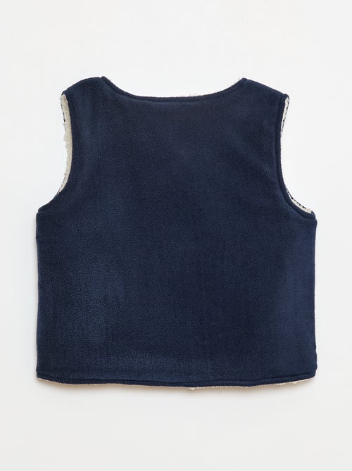 Sweat sem mangas reversível - Kiabi