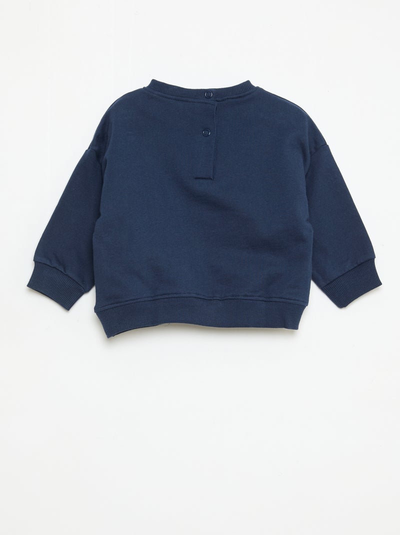 Sweat 'Snoopy' de gola redonda Azul - Kiabi