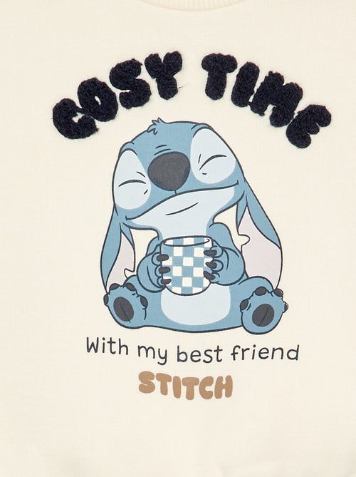 Sweat "Stitch" "Disney" com gola redonda - Kiabi