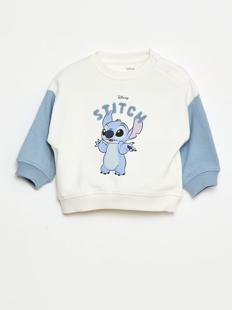 Sweat 'Stitch' 'Disney' de gola redonda Azul - Kiabi