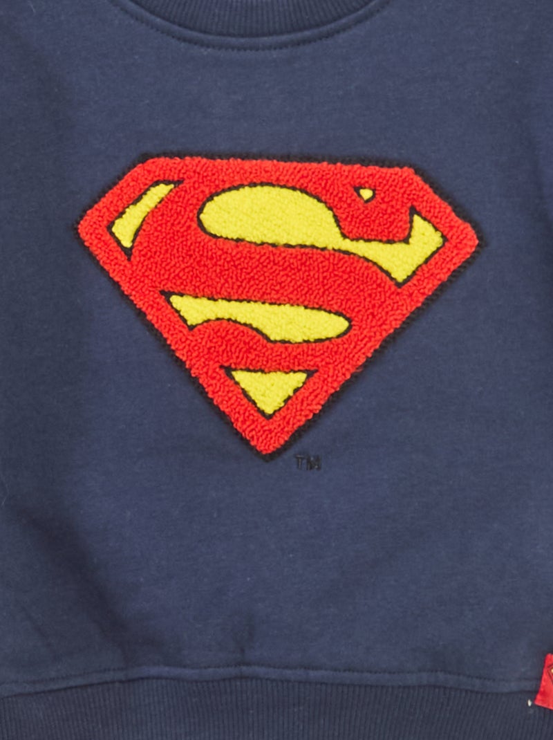 Sweat 'Superman' 'DC Comics' de gola redonda Azul - Kiabi