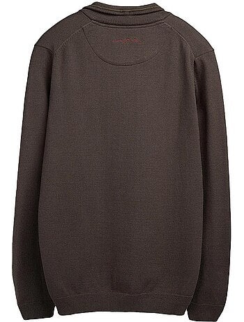 Sweatshirt teddy smith marty 2 branco de homem com fecho 1/4