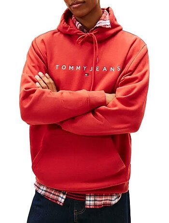 Sweat kaki tommy hilfiger tjm regular linear para homem