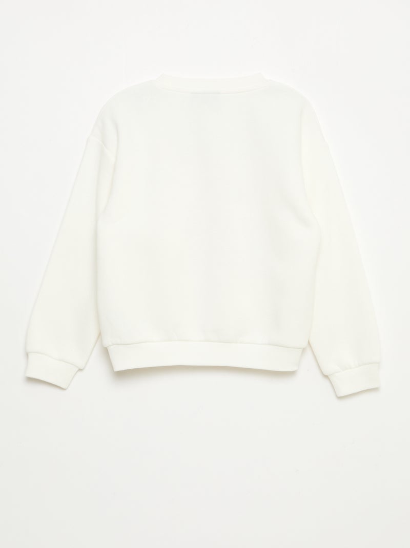 Sweat 'The Rolling Stones' gola redonda Branco - Kiabi