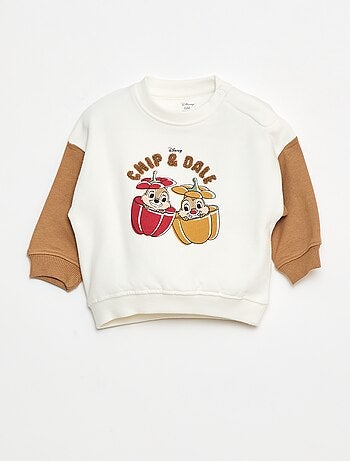 Sweat 'Tico e Teco' 'Disney' de gola redonda