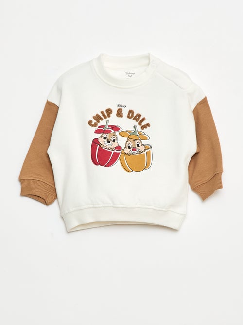 Sweat 'Tico e Teco' 'Disney' de gola redonda - Kiabi