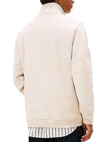 Sweat Tommy Hilfiger Bege com Crachá
