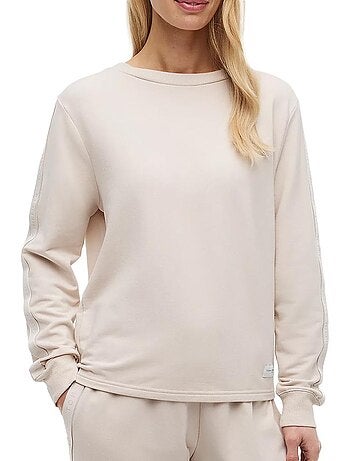 Sweat tommy hilfiger bege de mulher track