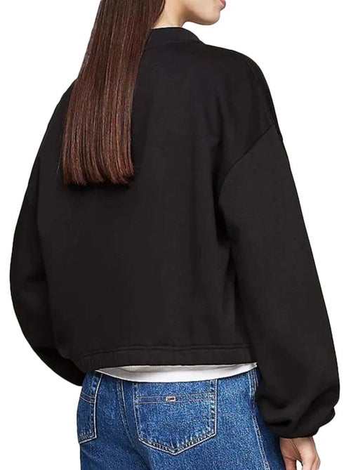 Sweat Tommy Hilfiger de Mulher com Fecho 1/4 Preto DW0DW18775 - Kiabi