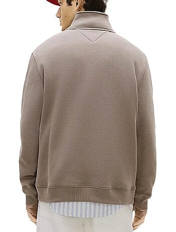 Sweat tommy hilfiger fleece cinzento/taupe para homem