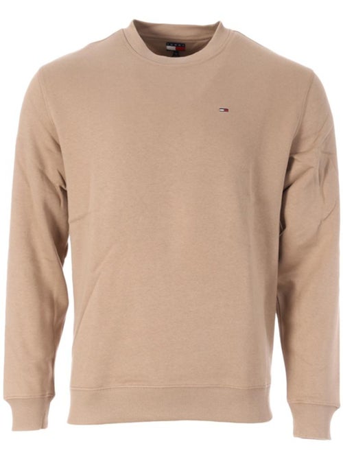 Sweat tommy hilfiger reg flag crew bege violeta para homem - Kiabi Sweat tommy hilfiger reg flag crew bege violeta para homem - Kiabi