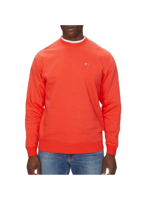 Sweat tommy hilfiger regular flag crew laranja para homem - Kiabi Sweat tommy hilfiger regular flag crew laranja para homem - Kiabi