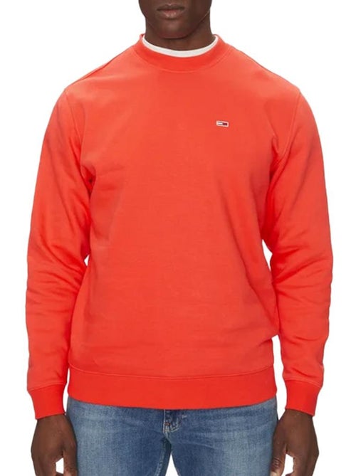 Sweat tommy hilfiger regular flag crew laranja para homem - Kiabi Sweat tommy hilfiger regular flag crew laranja para homem - Kiabi