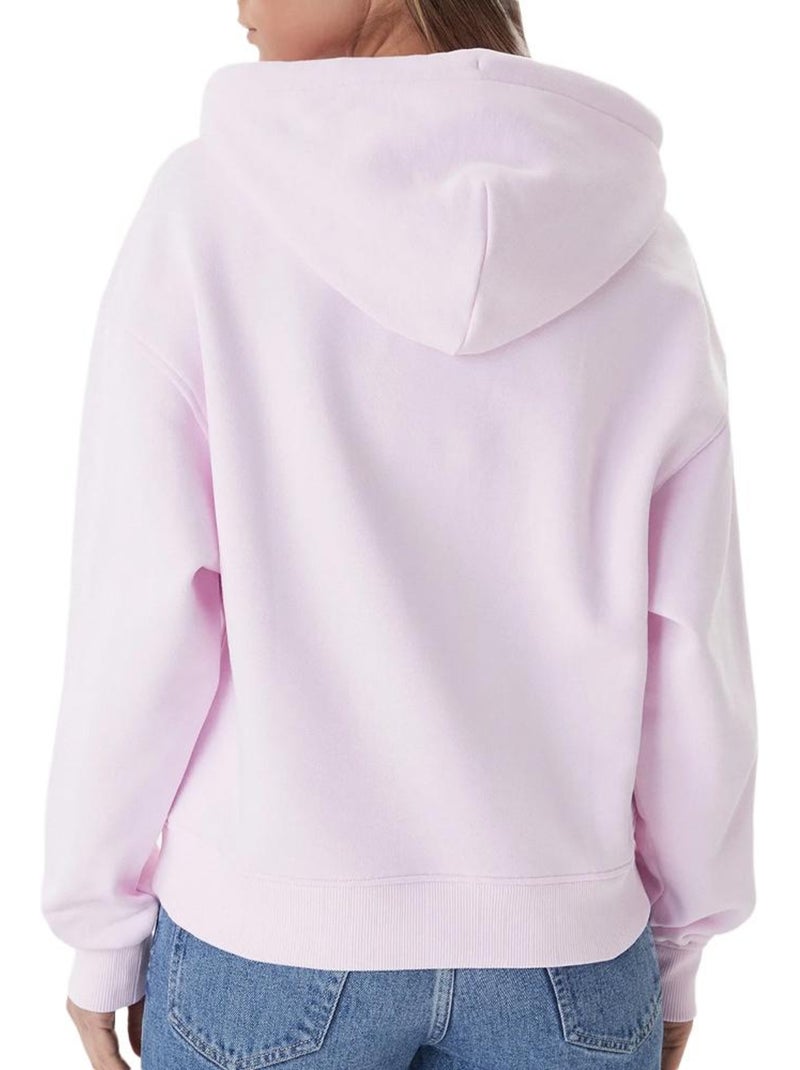 Sweat tommy hilfiger rosa com badges para mulher Rosa - Kiabi