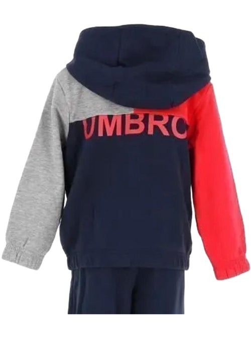Sweat umbro gam net com fecho para rapaz - marinho/vermelho/cinzento - Kiabi