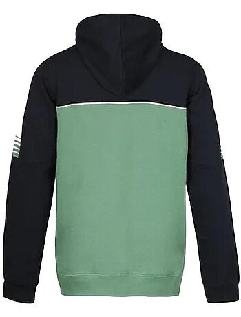 Sweat Umbro Grass para Homem com Capuz Preto e Verde