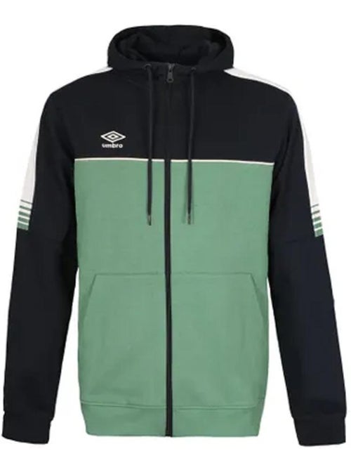 Sweat umbro grass para homem com capuz preto e verde - Kiabi