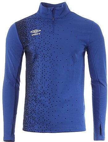 Sweat umbro meio zíper azul para homem 570330