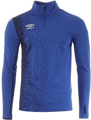 Sweat umbro meio zíper azul para homem 570330