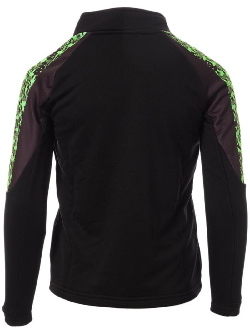 Sweat umbro para menino preto/verde para futebol Preto - Kiabi