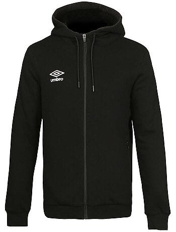 Sweat Umbro Preto de Homem com Fecho