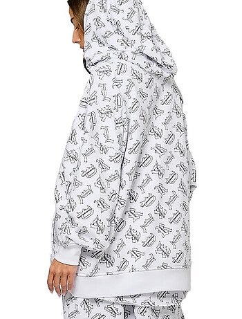 Sweat Unissexo Kaporal Volt Branco/Preto