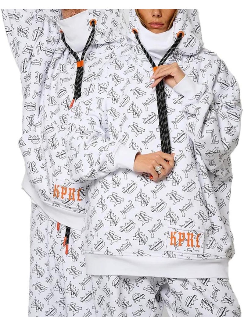 Sweat Unissexo Kaporal Volt Branco/Preto Preto - Kiabi