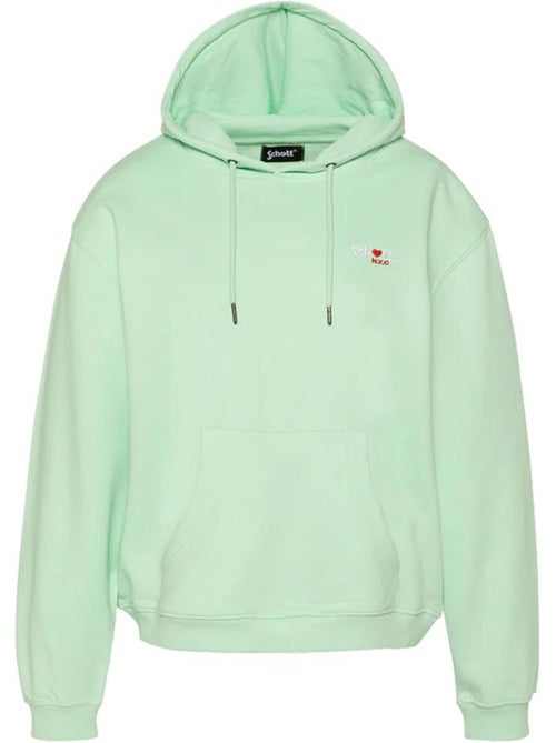 Sweat Verde Bordado Schott para Mulher - Kiabi Sweat Verde Bordado Schott para Mulher - Kiabi