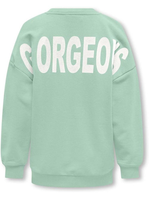 Sweat verde menina only georgia - Kiabi Sweat verde menina only georgia - Kiabi