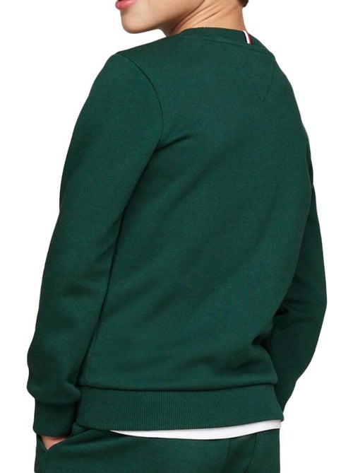 Sweat Verde para Menino Tommy Hilfiger com Logótipo em Relevo - Kiabi
