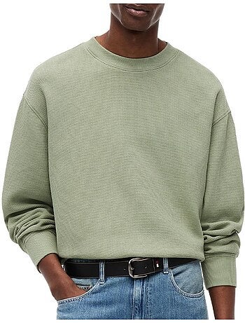 Sweat Verde Tommy Hilfiger Lavado para Homem