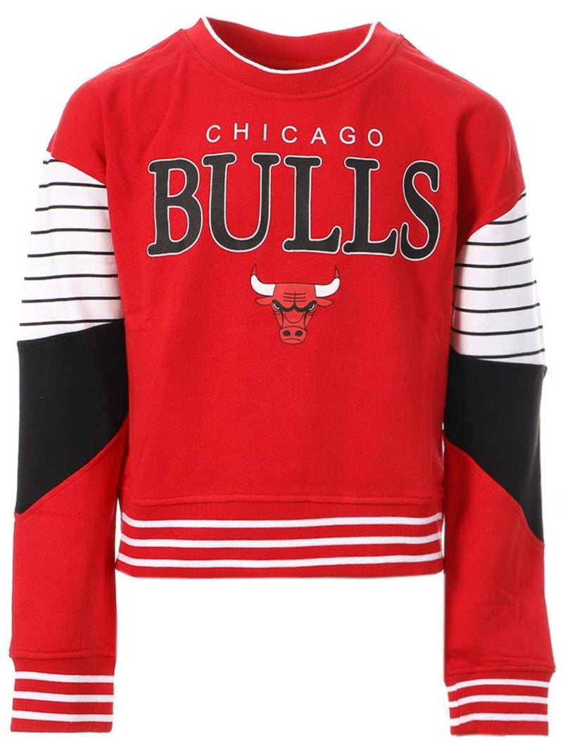Sweat Vermelho Menina NBA Chicago Bulls Cheerleader Vermelho - Kiabi
