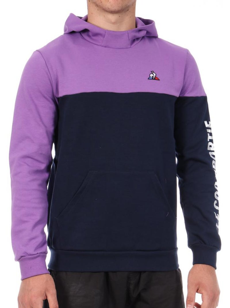 Sweat Violet com Capuz para Homem Le Coq Sportif Roxo - Kiabi