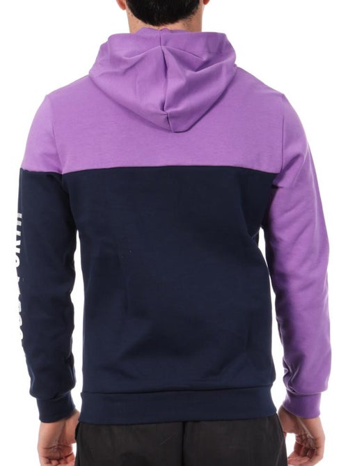 Sweat violet com capuz para homem le coq sportif - Kiabi