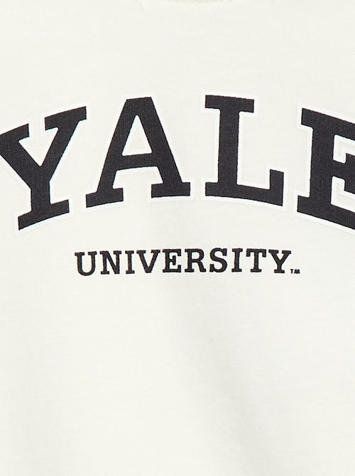 Sweat 'Yale' de gola redonda - Kiabi